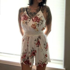 Cute floral romper